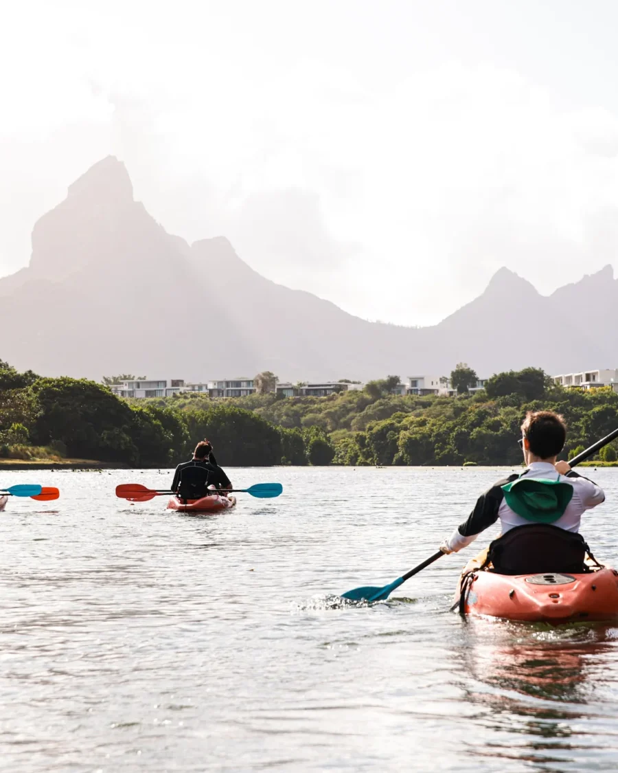 Kayaking on the Tamarin River